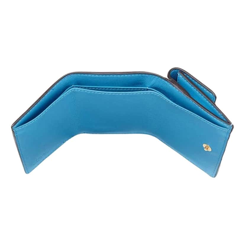 Fendi Fendi Vertigo Baguette Multicolor Leather Small Trifold Wallet Brown Leather Good condition - Box View