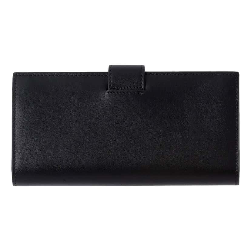Prada Prada City Smooth Calfskin Long Wallet in Nero Black Black Leather Good condition - Inside View