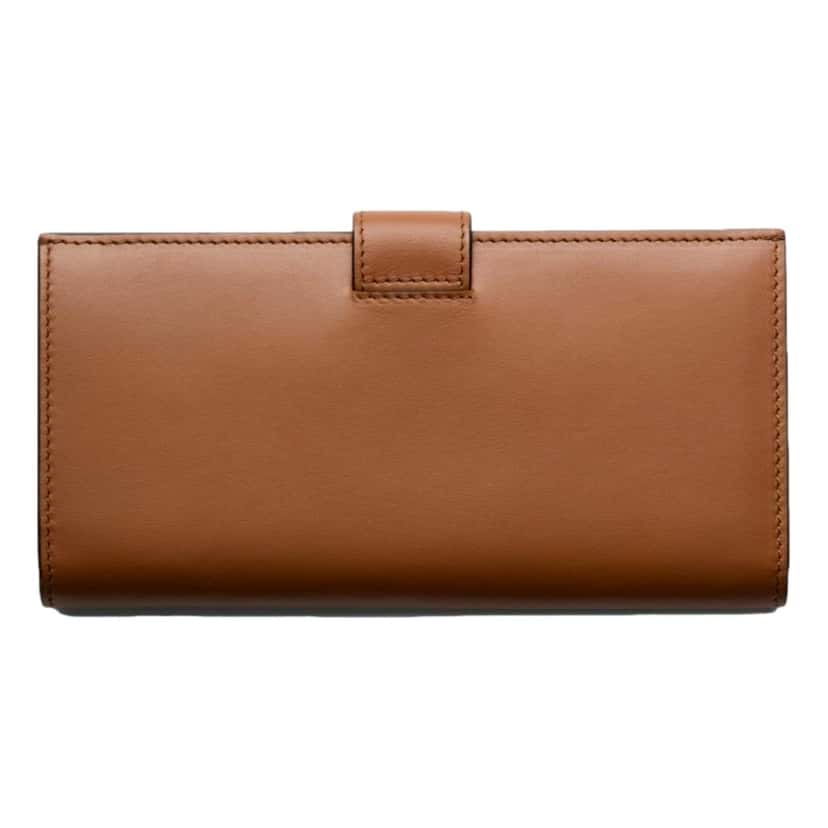 Prada Prada City Smooth Calfskin Long Wallet in Cognac Brown Brown Leather Never worn - Inside View
