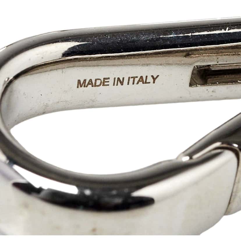 Fendi Fendi Strap You Silver Tone Metal Chain Mini Shoulder Strap Detachable Silver Never worn - Back View