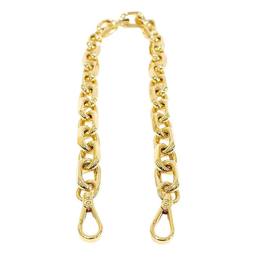Fendi Fendi Strap You Mini Gold Tone Metal Chain Shoulder Strap Other Leather Never worn - Front View