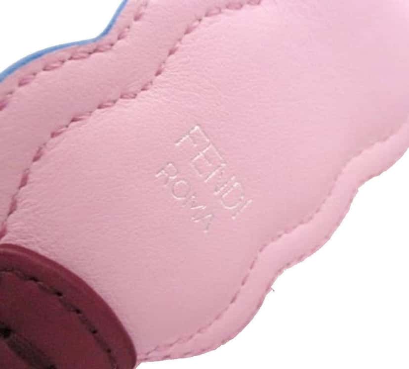 Fendi Fendi Strap You Pearl Embellished Black Cherry Lemon Shoulder Strap Black Leather Good condition - Inside View