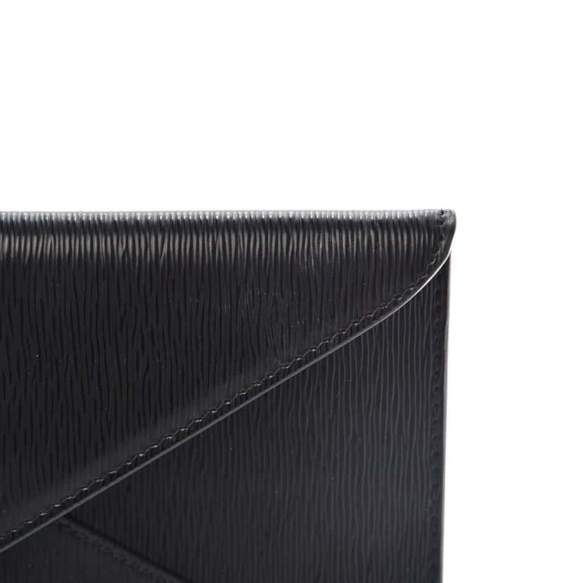 Prada Prada Black Vitello Move Leather Long Envelope Wallet Black Leather Good condition - Inside View
