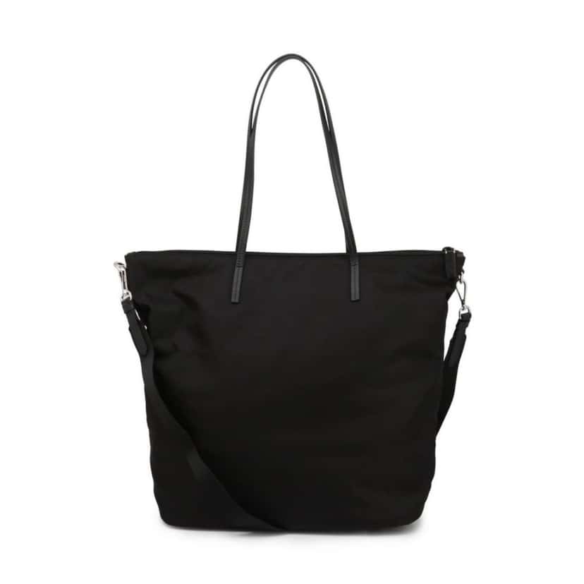 Prada Prada Tessuto Nylon Black Convertible Shopping Tote Black Leather Never worn - Inside View