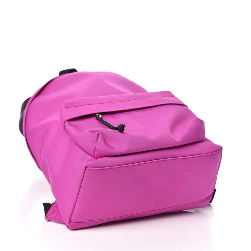 Balenciaga Balenciaga Wheel Sport Backpack Pink Fuchsia Nylon Logo Pink Never worn - Model View