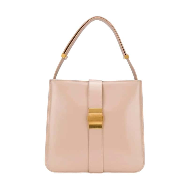 Bottega Veneta Bottega Veneta Marie Nude Blush Smooth Leather Shoulder Bag Beige Leather Never worn - Front View