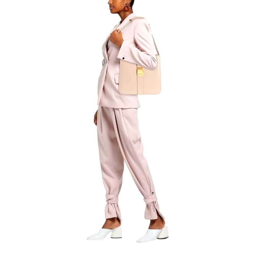 Bottega Veneta Bottega Veneta Marie Nude Blush Smooth Leather Shoulder Bag Beige Leather Never worn - Back View