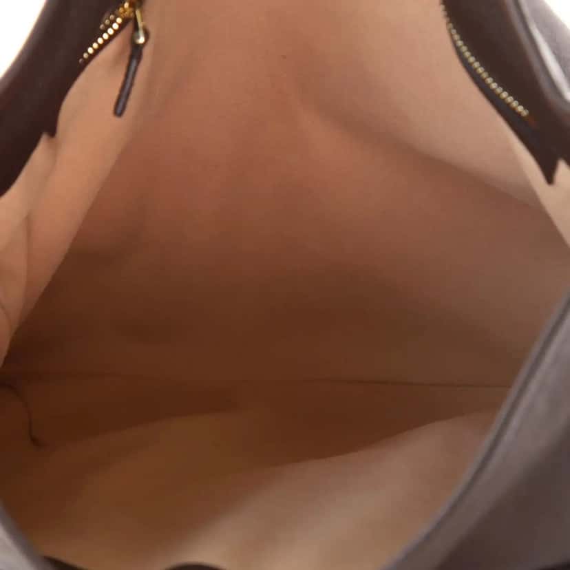 Gucci Gucci 1955 Morsetto Large Leather Horsebit Drawstring Brown Bucket Bag Brown Leather Never worn - Box View