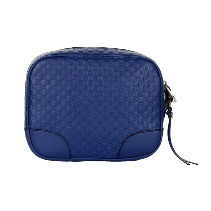 Gucci Gucci Bree Microguccissima Leather Crossbody Bag Caspian Blue Blue Leather Never worn - Front View