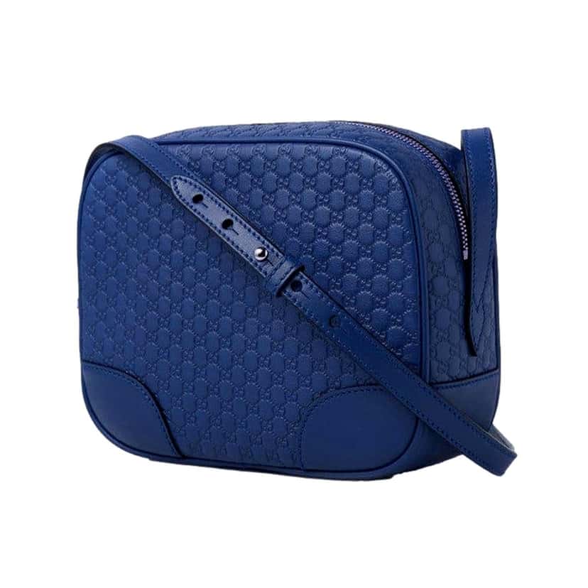 Gucci Gucci Bree Microguccissima Leather Crossbody Bag Caspian Blue Blue Leather Never worn - Back View