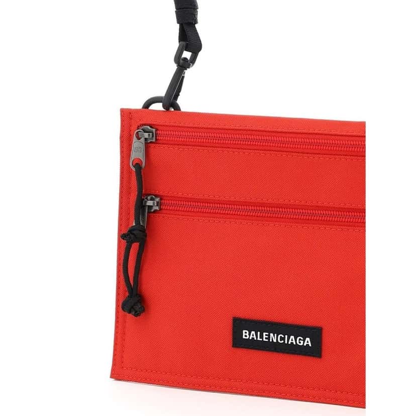Balenciaga Balenciaga Explorer Pouch Bright Red Nylon Red Never worn - Inside View