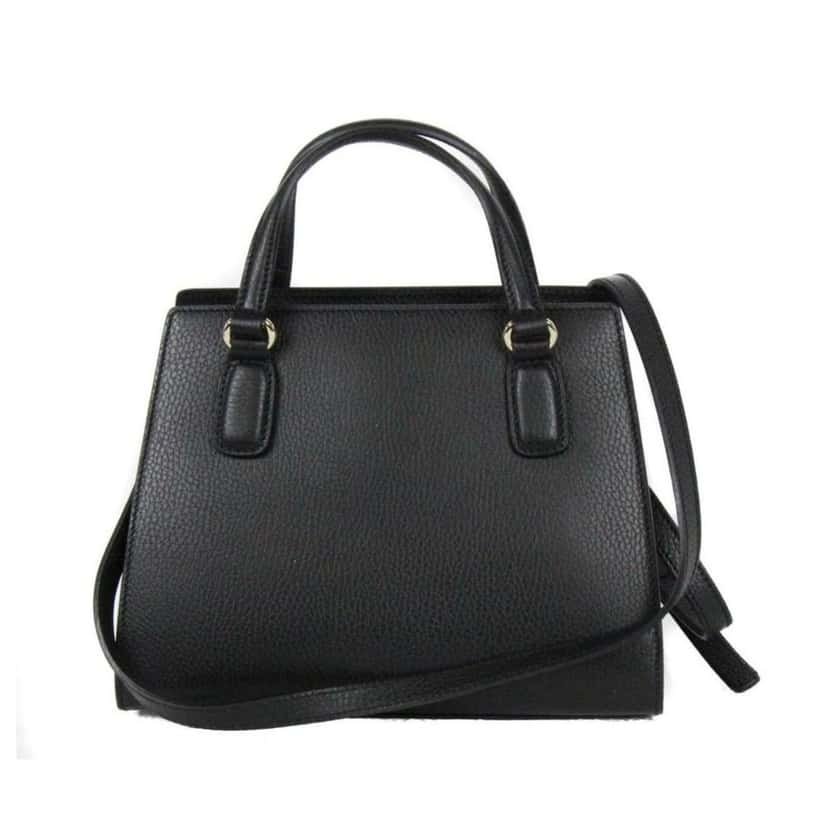Gucci Gucci Soho Leather Structured Small Tote Crossbody Bag Black Black Leather Never worn - Inside View