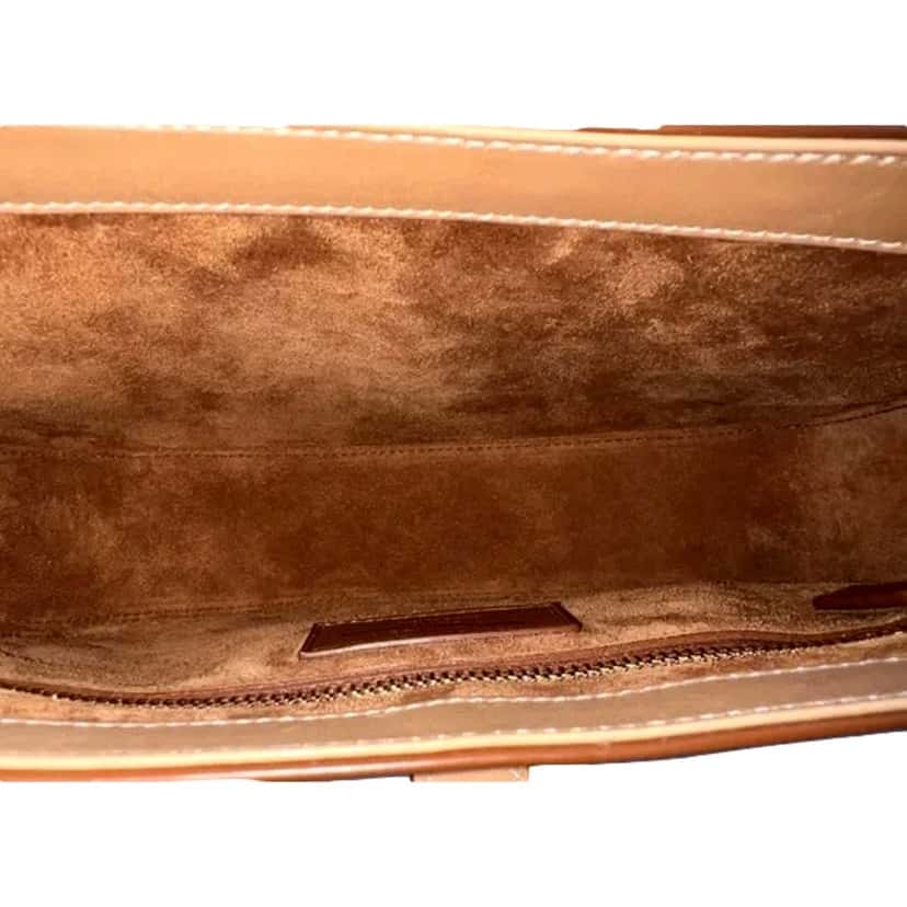 Saint Laurent Saint Laurent Le 5 À 7 Small Beige Leather YSL Hobo Shoulder Bag Gold Logo Brown Leather Never worn - Inside View