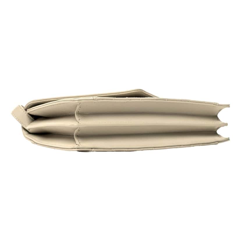 Saint Laurent Saint Laurent Gabby Quilted Ivory Crema Lambskin Shoulder Bag White Leather Never worn - Model View