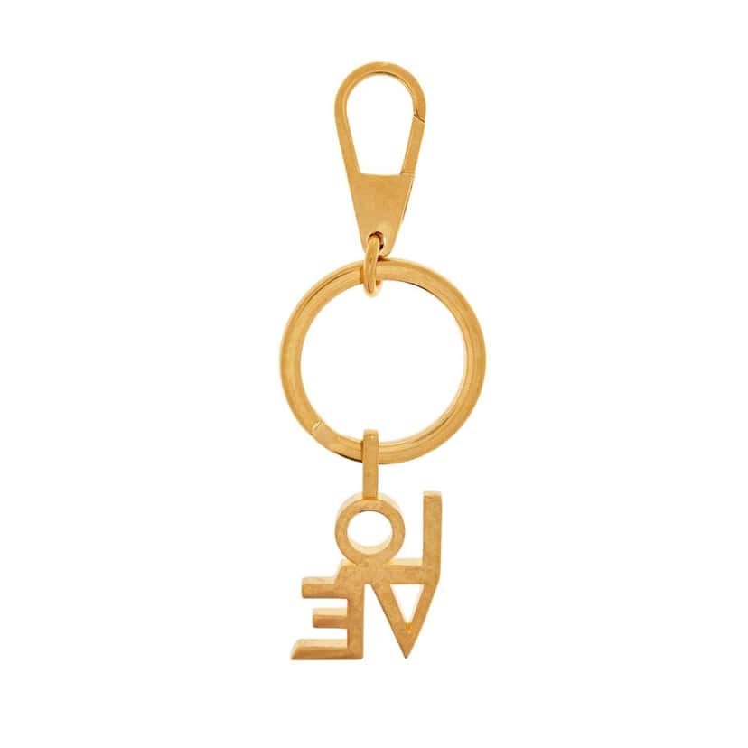 Saint Laurent Saint Laurent Love Brass Keyring 670425 Gold Never worn - Inside View
