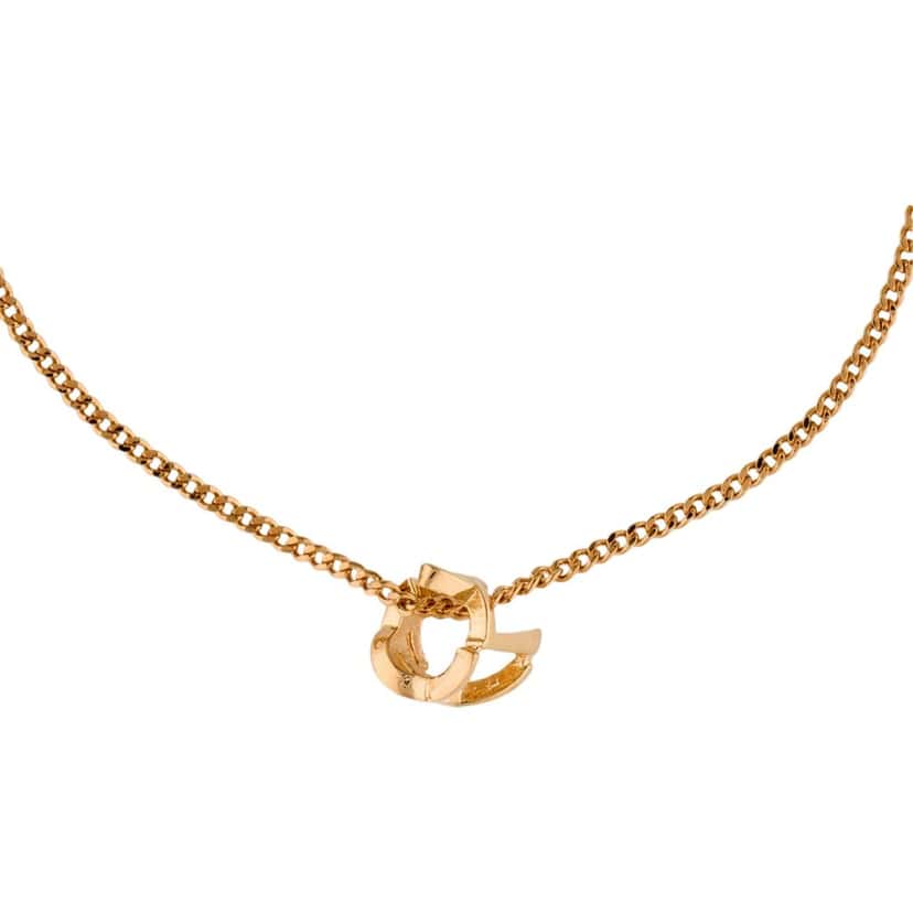 Saint Laurent Saint Laurent Monogram Twist Gold Metal Chain Bracelet Gold Good condition - Inside View