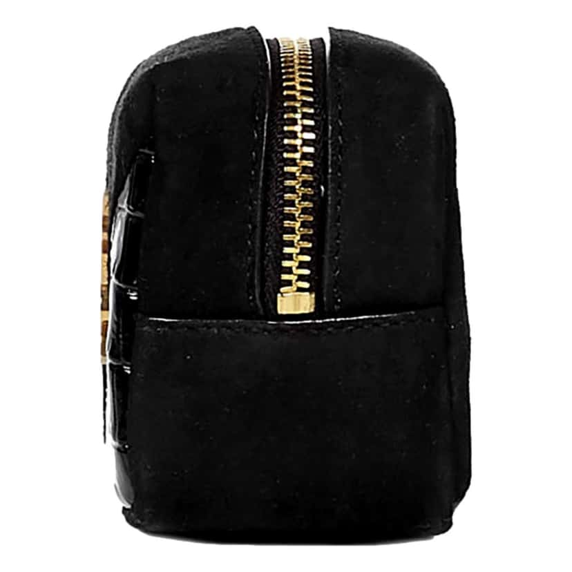 Saint Laurent Saint Laurent Jamie YSL Keyring Cube Black Crocodile Print Leather Black Leather Never worn - Inside View