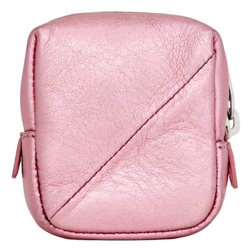 Saint Laurent Saint Laurent Jamie YSL Keyring Cube Pink Leather Pink Leather Never worn - Back View