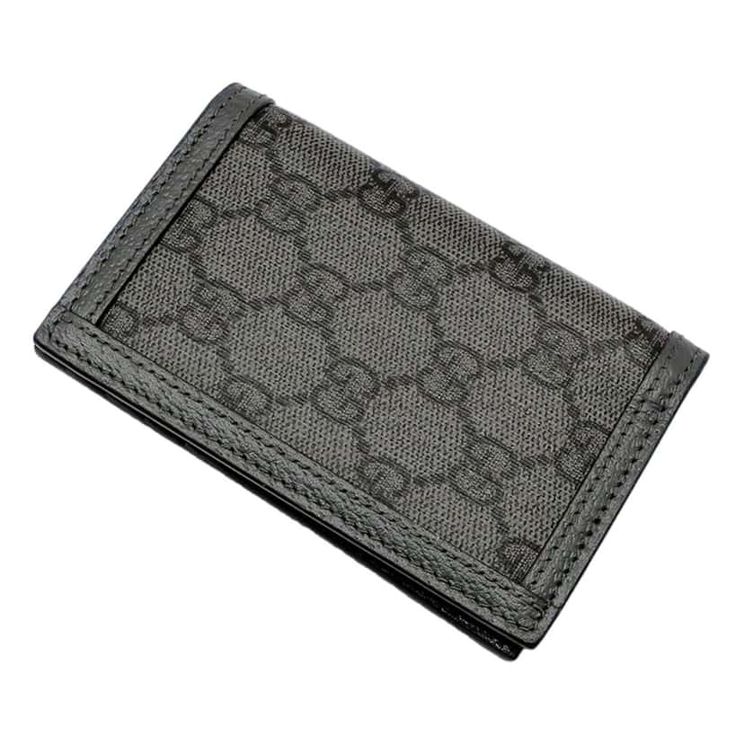 Gucci Gucci Ophidia Silver Gray Supreme Bifold Card Case Wallet Other Canvas Never worn - Inside View