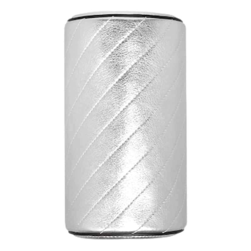 Gucci Gucci Blondie Mini Shoulder Bag in Metallic Silver Leather Silver Leather Never worn - Model View