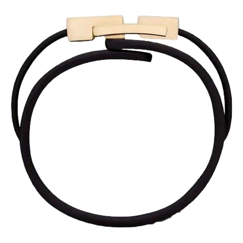 Saint Laurent Saint Laurent Le Carre Red Croc-Embossed Leather Double Wrap Bracelet Gold YSL Medium Red Leather Never worn - Model View