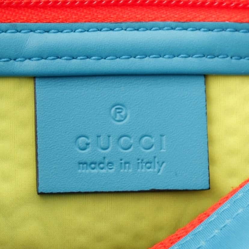Gucci Gucci GG Scuba Pouch Small Clutch Bag Blue Blue Good condition - Model View