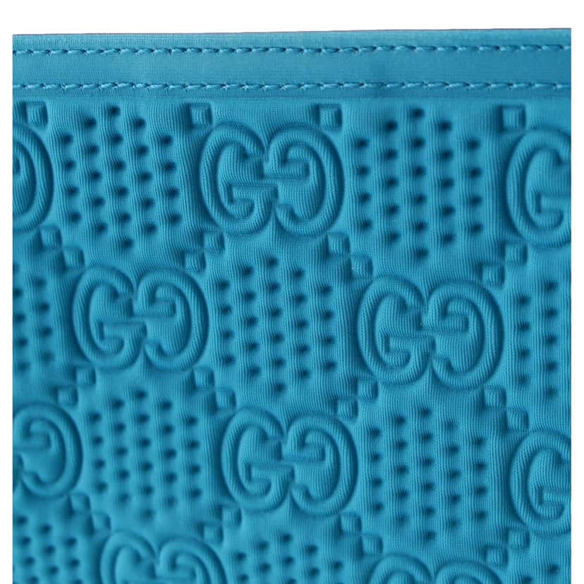 Gucci Gucci GG Scuba Pouch Small Clutch Bag Blue Blue Good condition - Box View