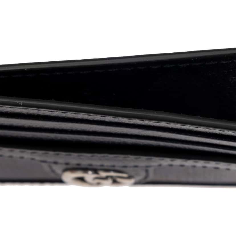 Gucci Gucci Ophidia GG Canvas Leather Navy Card Case Wallet Blue Leather Never worn - Model View