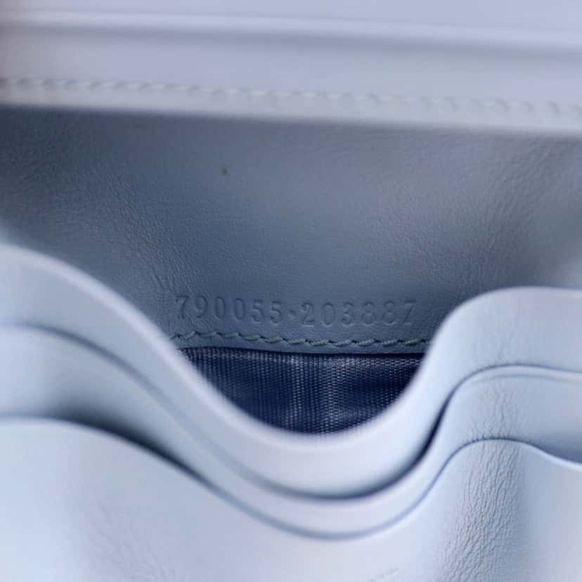 Gucci Gucci GG Marmont Canvas Leather Card Case Wallet Pink Blue Brown Canvas Never worn - Box View