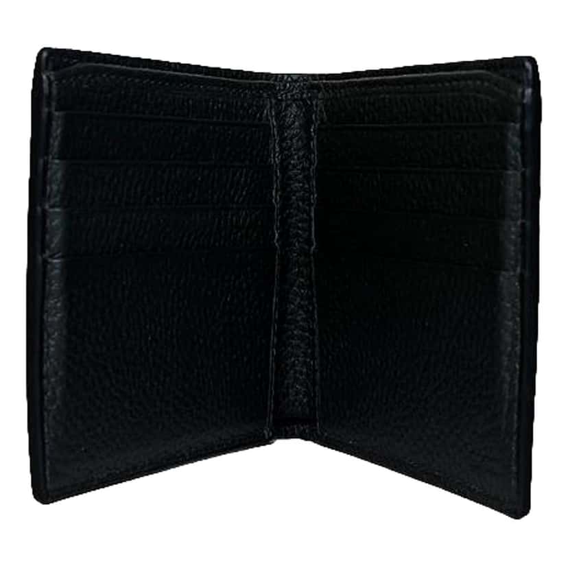 Gucci Gucci GG Shadow Black White Bifold Wallet Black Leather Never worn - Inside View