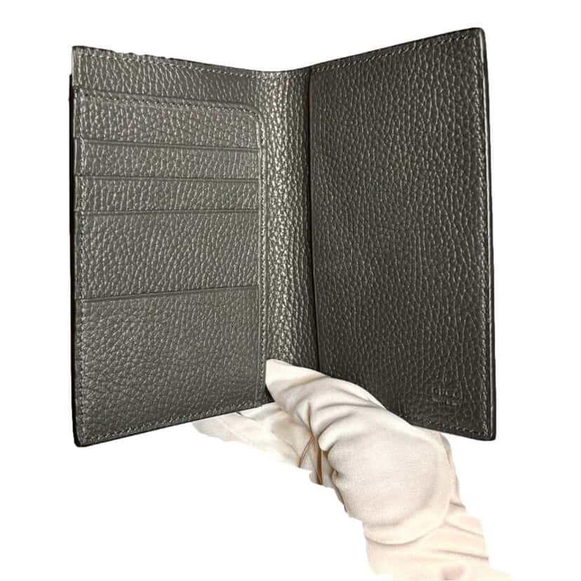 Gucci Gucci GG Shadow Large Bifold Wallet Black Embossed Leather Black Leather Never worn - Inside View