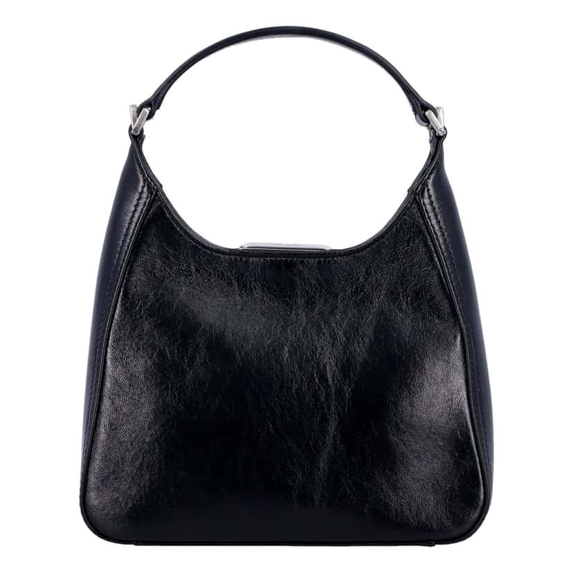 Balenciaga Balenciaga BB Soft Hobo Mini Black Smooth Calfskin Leather Shoulder Crossbody Bag Beige Leather Never worn - Inside View