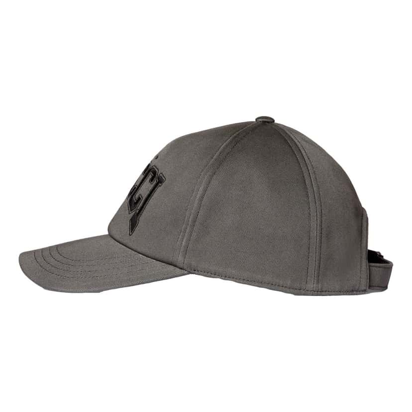 Gucci Gucci Cotton Embroidered Baseball Hat in Grey Size Medium Grey Cotton Never worn - Inside View