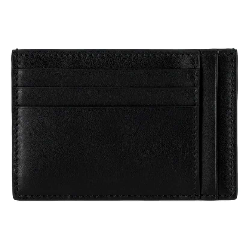 Gucci Gucci Jumbo GG Gray Leather Card Holder Wallet Embossed Logo Other Leather Never worn - Model View