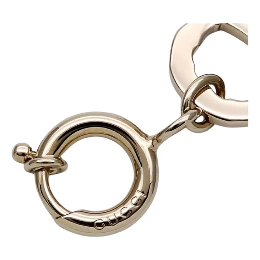 Gucci Gucci Bamboo Diana Metal Green Enamel Keychain Bag Charm Green Good condition - Inside View