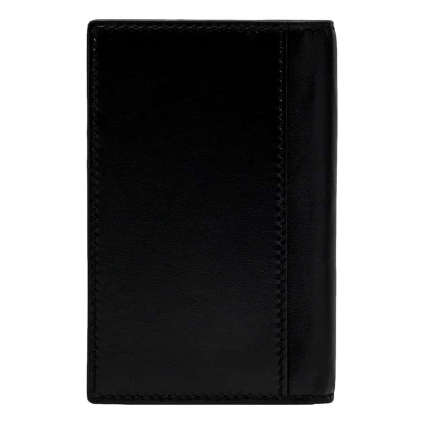 Gucci Gucci Horsebit Smooth Calfskin Leather Long Card Case Wallet in Black Black Leather Never worn - Back View