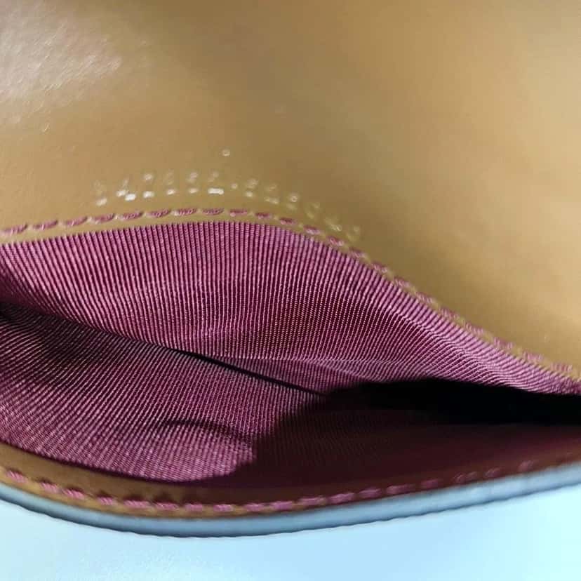 Gucci Gucci Dachshund GG Supreme Canvas Leather Brown Double Wallet Lanyard Brown Leather Never worn - Box View