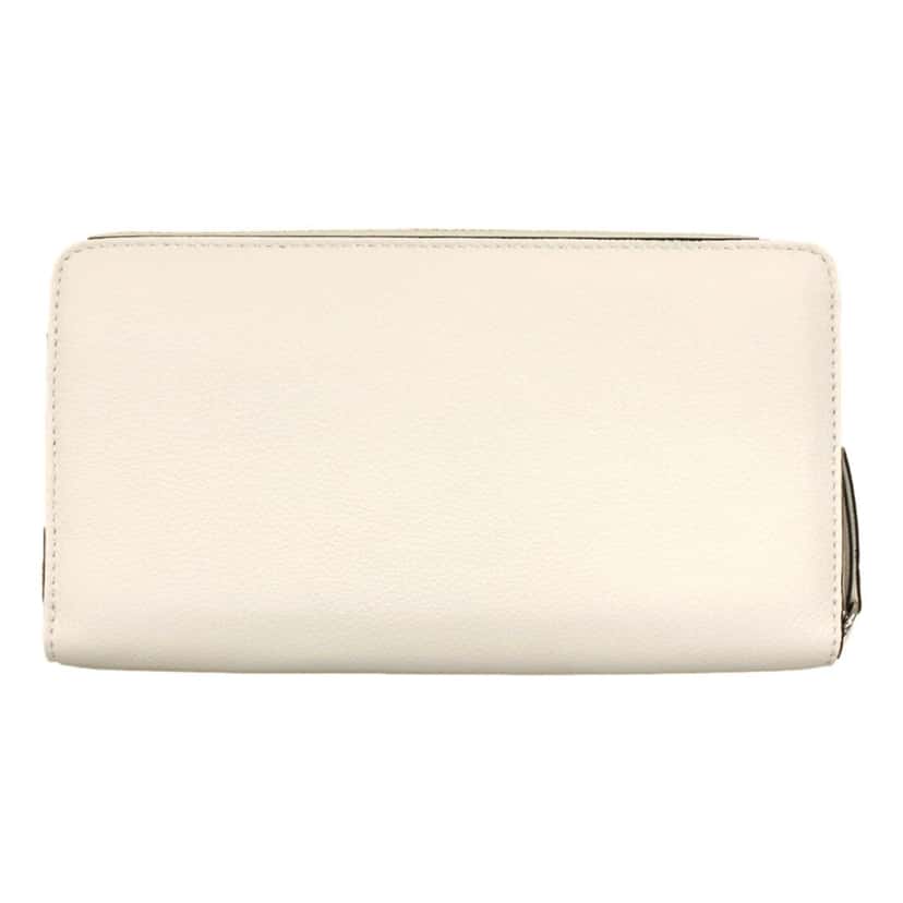 Jimmy Choo Jimmy Choo Bettina Milk White Leather Long Zip-Around Wallet White Leather Never worn - Back View