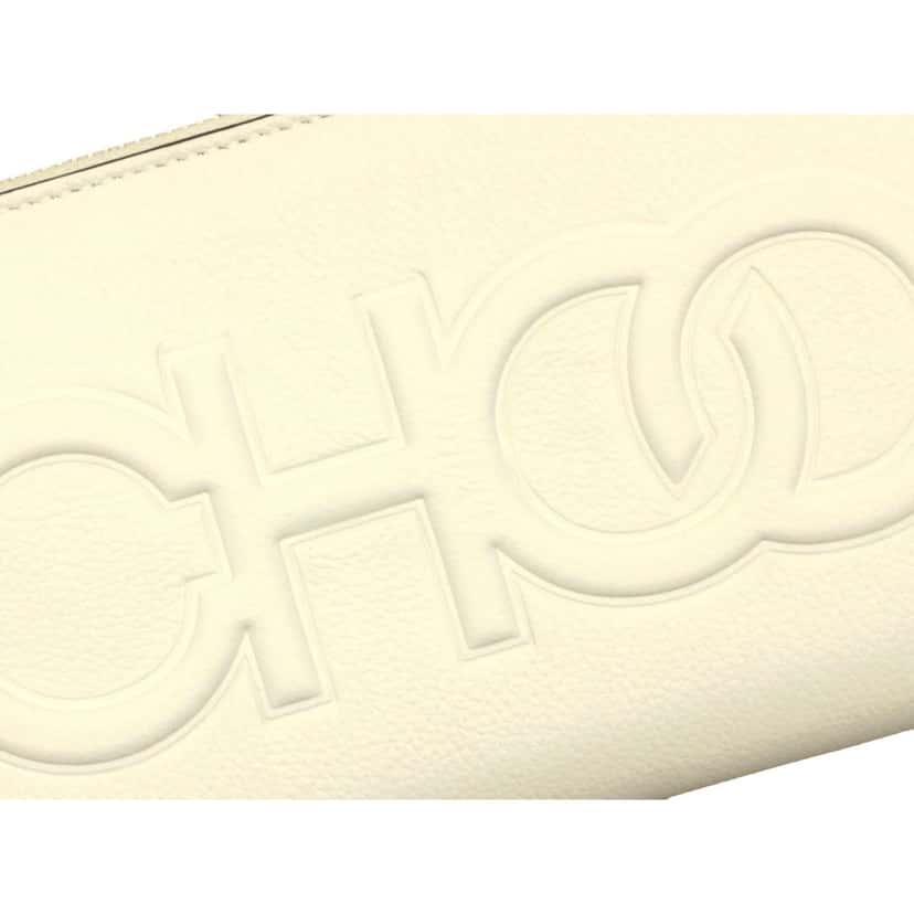 Jimmy Choo Jimmy Choo Bettina Milk White Leather Long Zip-Around Wallet White Leather Never worn - Box View