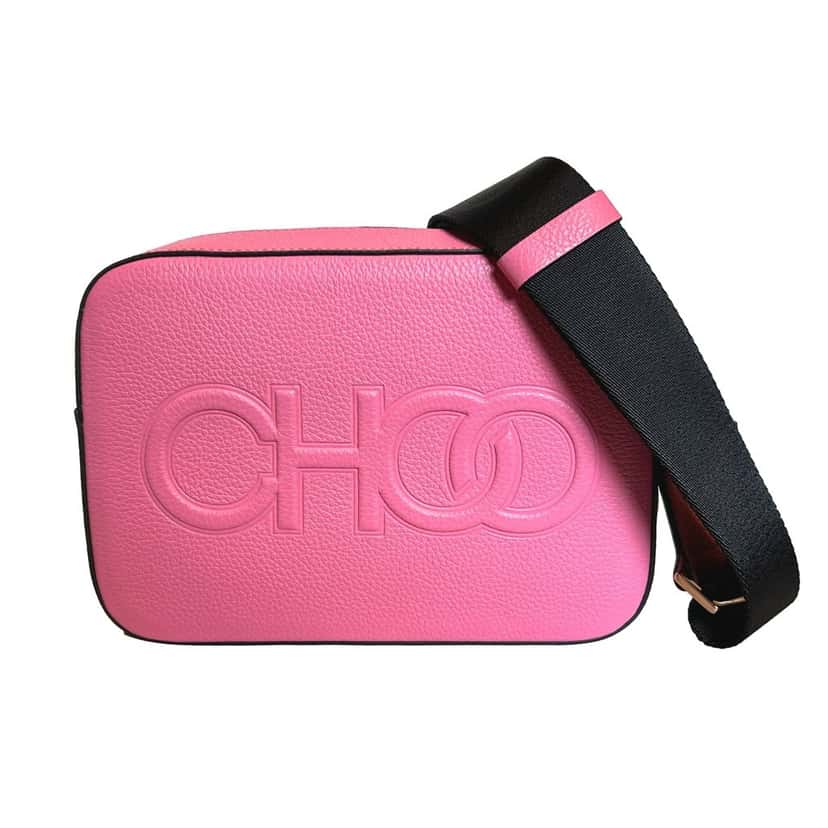 Jimmy Choo Jimmy Choo Peony Pink Leather Camera Crossbody Bag Pink Leather Never worn - Front View