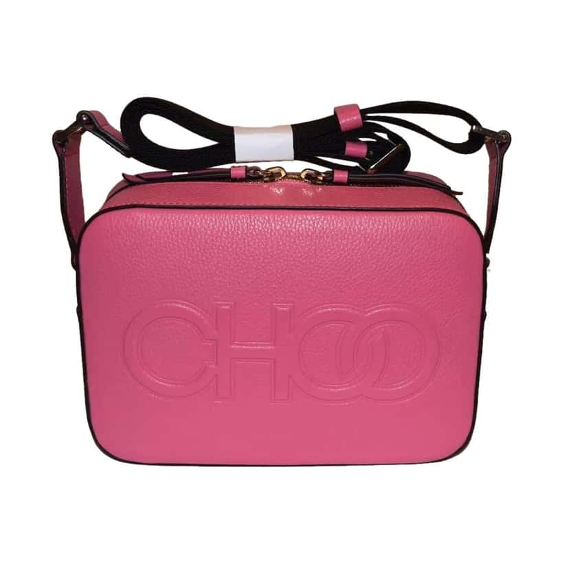 Jimmy Choo Jimmy Choo Peony Pink Leather Camera Crossbody Bag Pink Leather Never worn - Back View