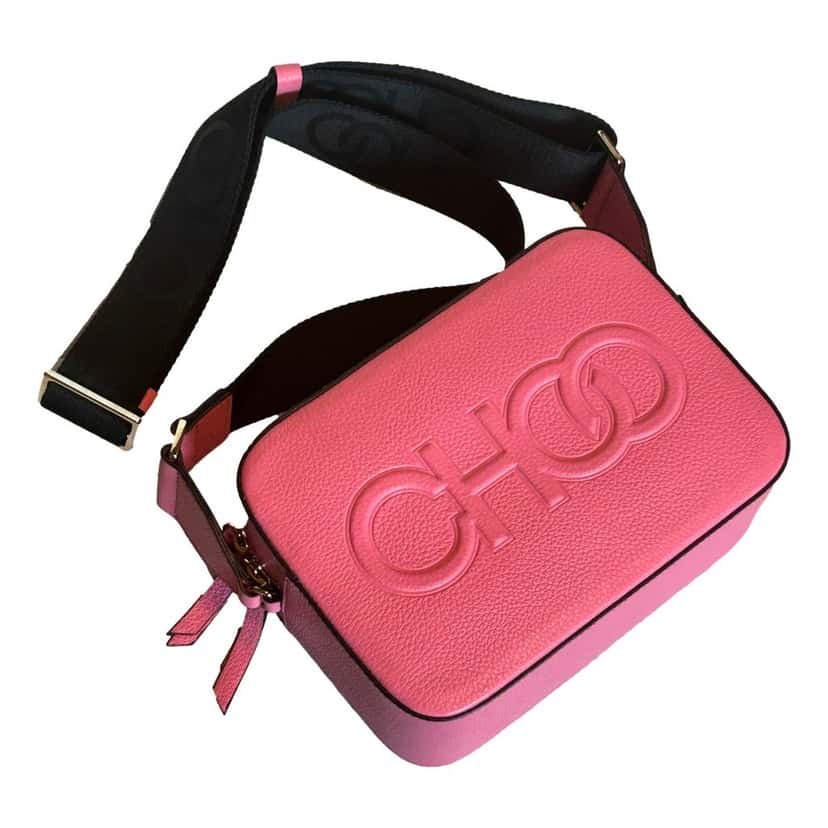Jimmy Choo Jimmy Choo Peony Pink Leather Camera Crossbody Bag Pink Leather Never worn - Inside View