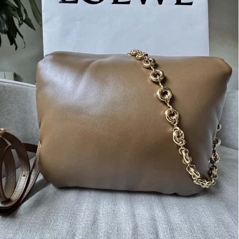 Loewe Loewe Goya Puffer Camel Leather Never worn, with tag - Back View