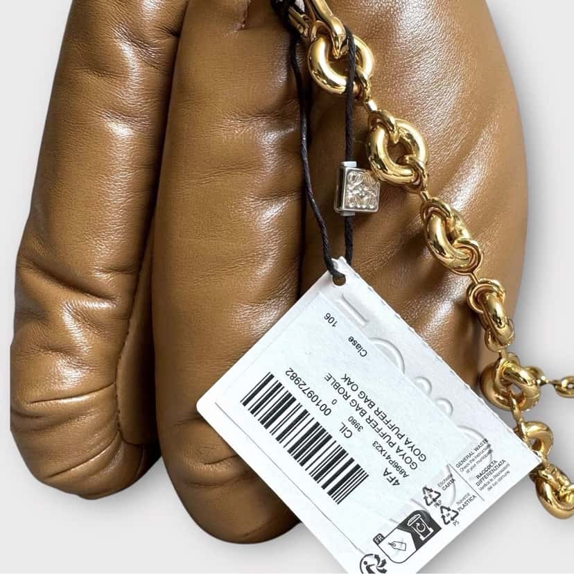 Loewe Loewe Goya Puffer Camel Leather Never worn, with tag - Inside View