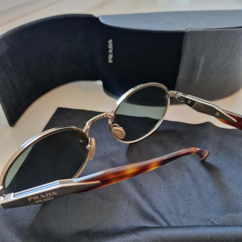Prada Summer blue sunglasses Anthracite Very good condition - Inside View