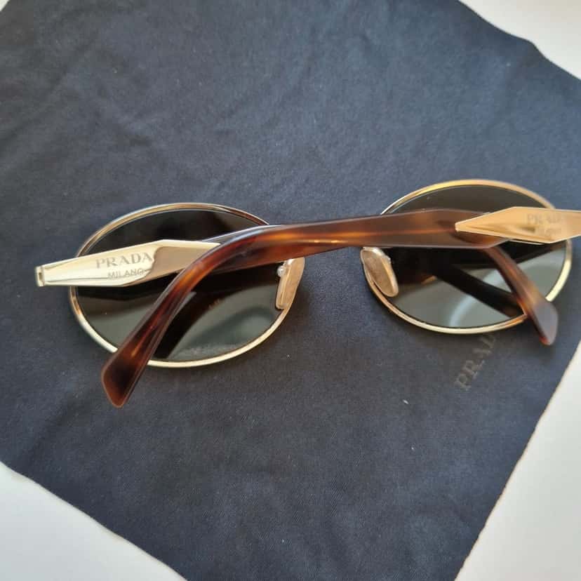 Prada Summer blue sunglasses Anthracite Very good condition - Model View