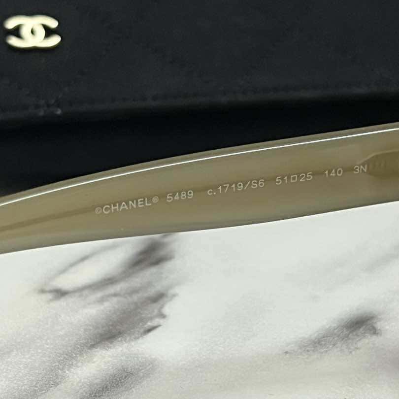 Chanel Round Other Acetate Glass Never worn - Back View