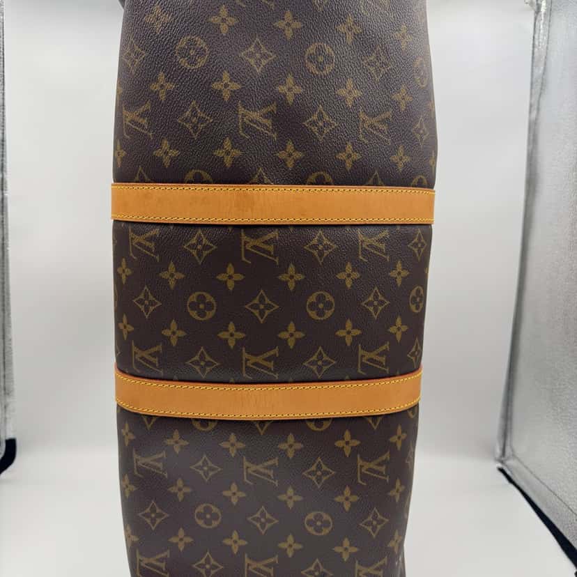 Louis Vuitton keep all 50 vintage Camel Canvas Good condition - Inside View