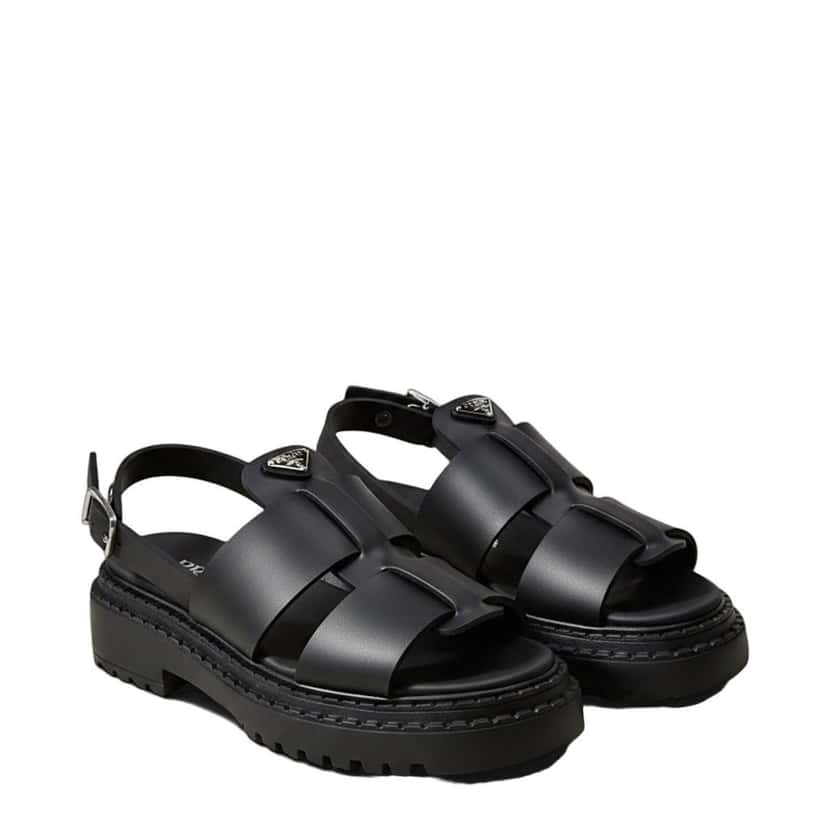 Prada Monolith Black Rubber Never worn, with tag - Front View