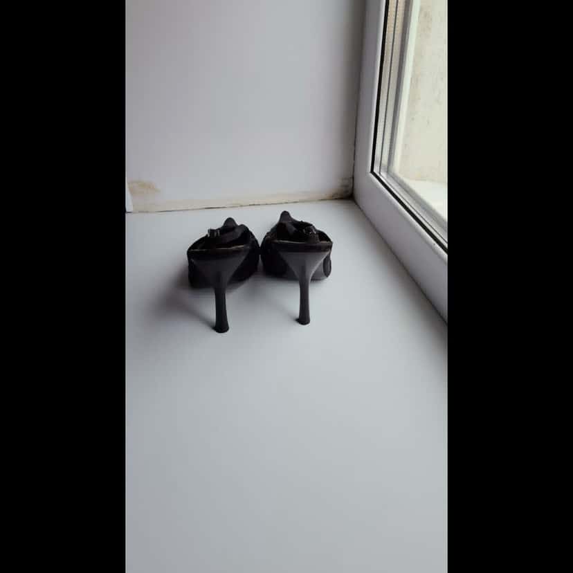 Fendi Heels Blue Cotton Very good condition - Model View